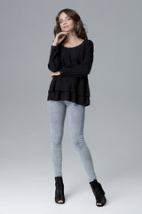 Ruffled blouse