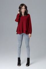 Ruffled blouse