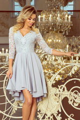 Lace evening dress