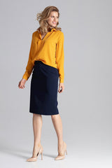 Pleated blouse