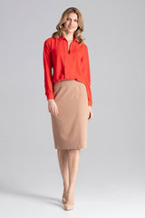 Pleated blouse