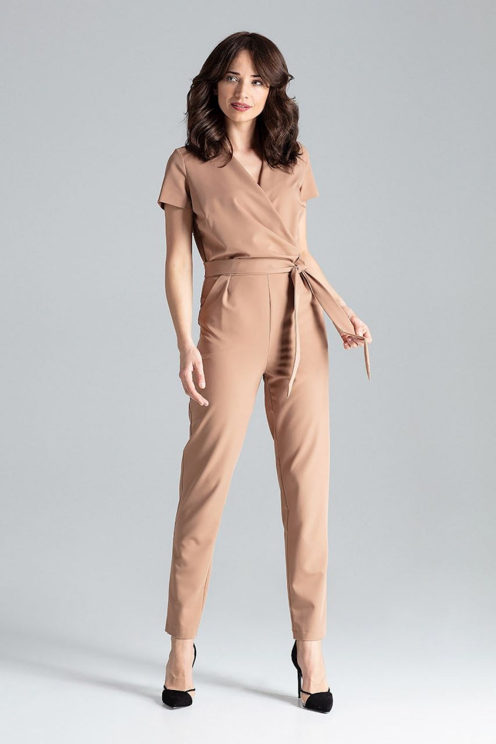 Draped playsuit