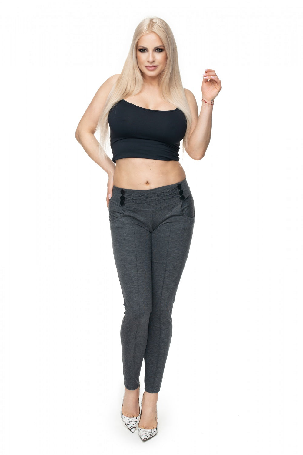 Fitted trousers