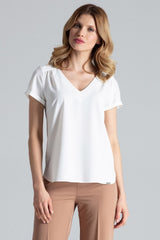 Pleated blouse