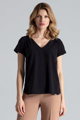 Pleated blouse