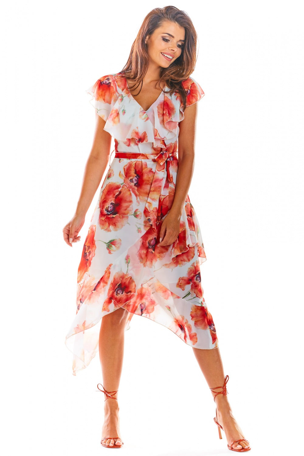 Chiffon cocktail dress