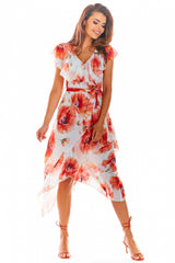 Chiffon cocktail dress