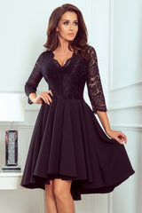 Lace evening dress