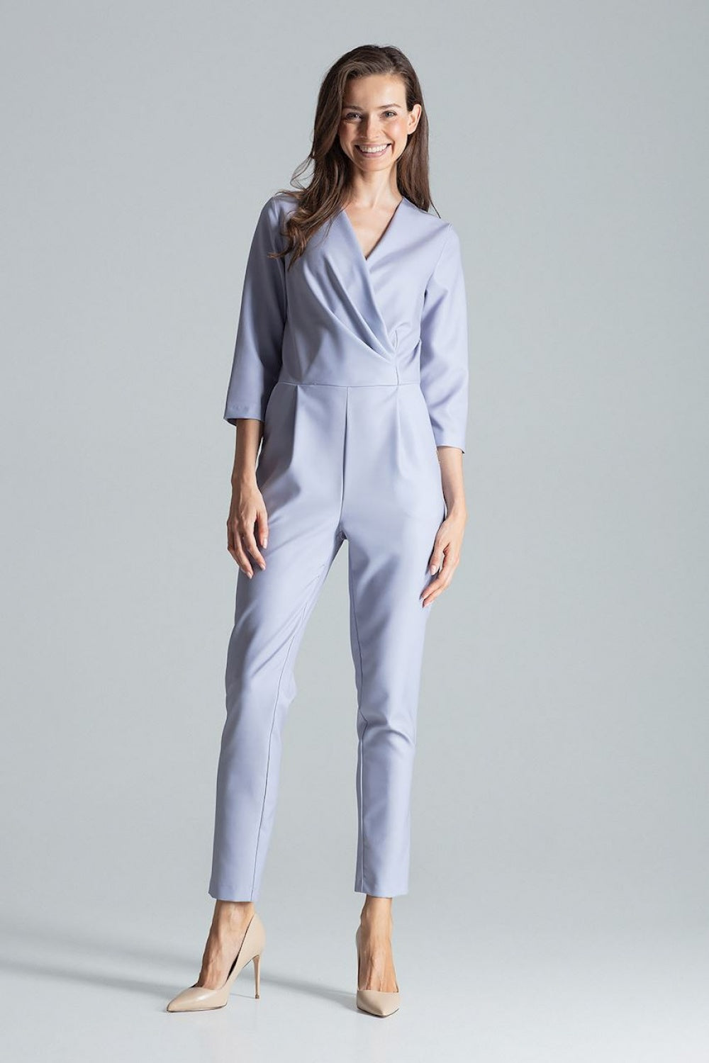 Pleated playsuit