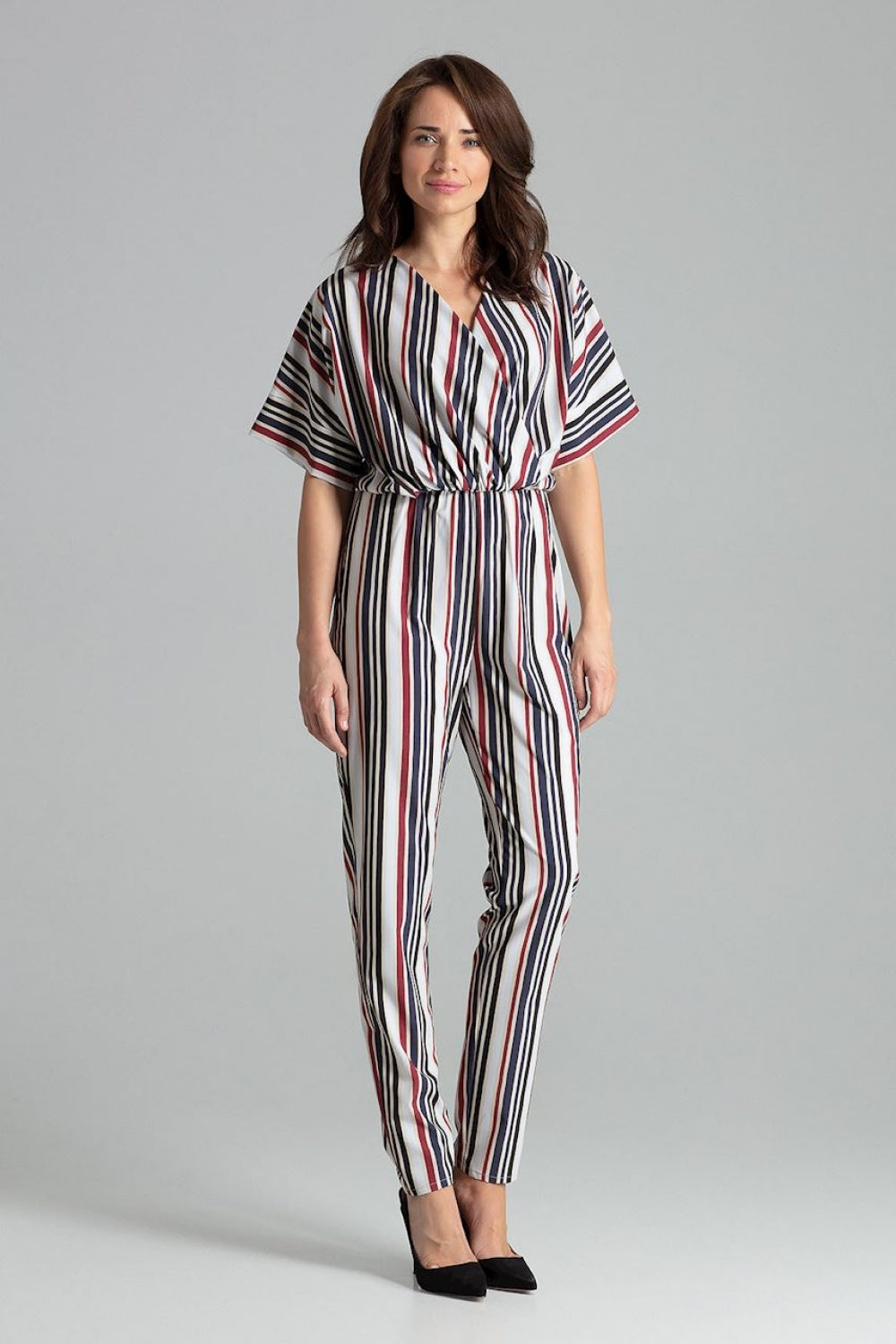 Striped playsuit