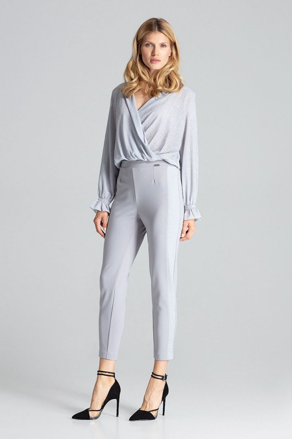 Striped trousers