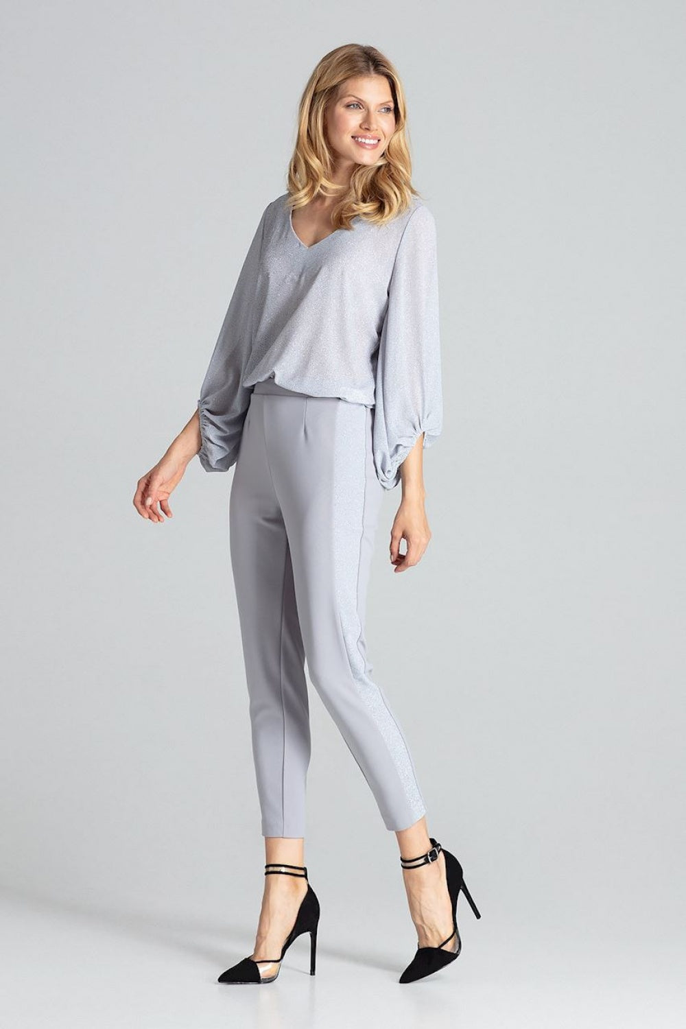 Striped trousers