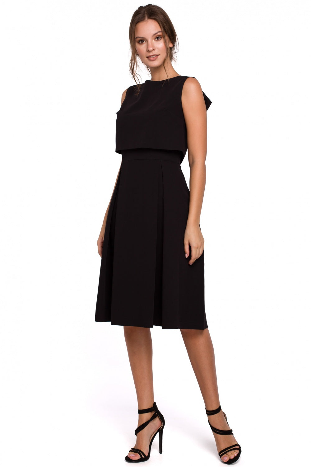 Polyester evening dress