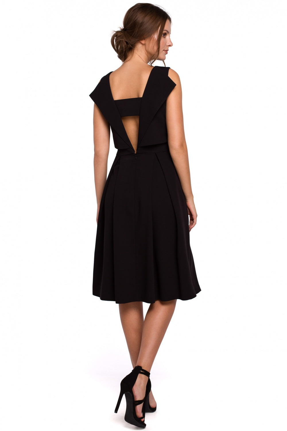 Polyester evening dress