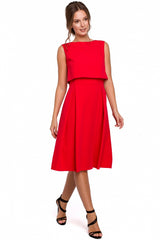 Polyester evening dress