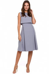 Polyester evening dress