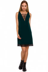 Lace evening dress
