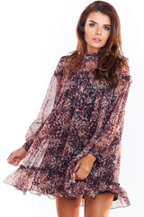 Chiffon cocktail dress