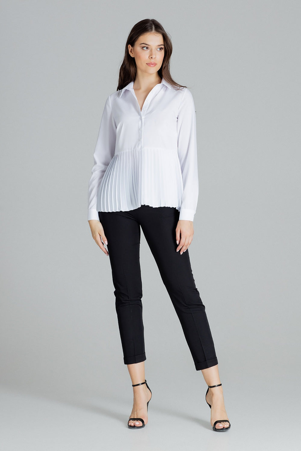 Pleated blouse