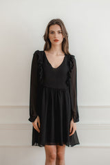 Chiffon cocktail dress