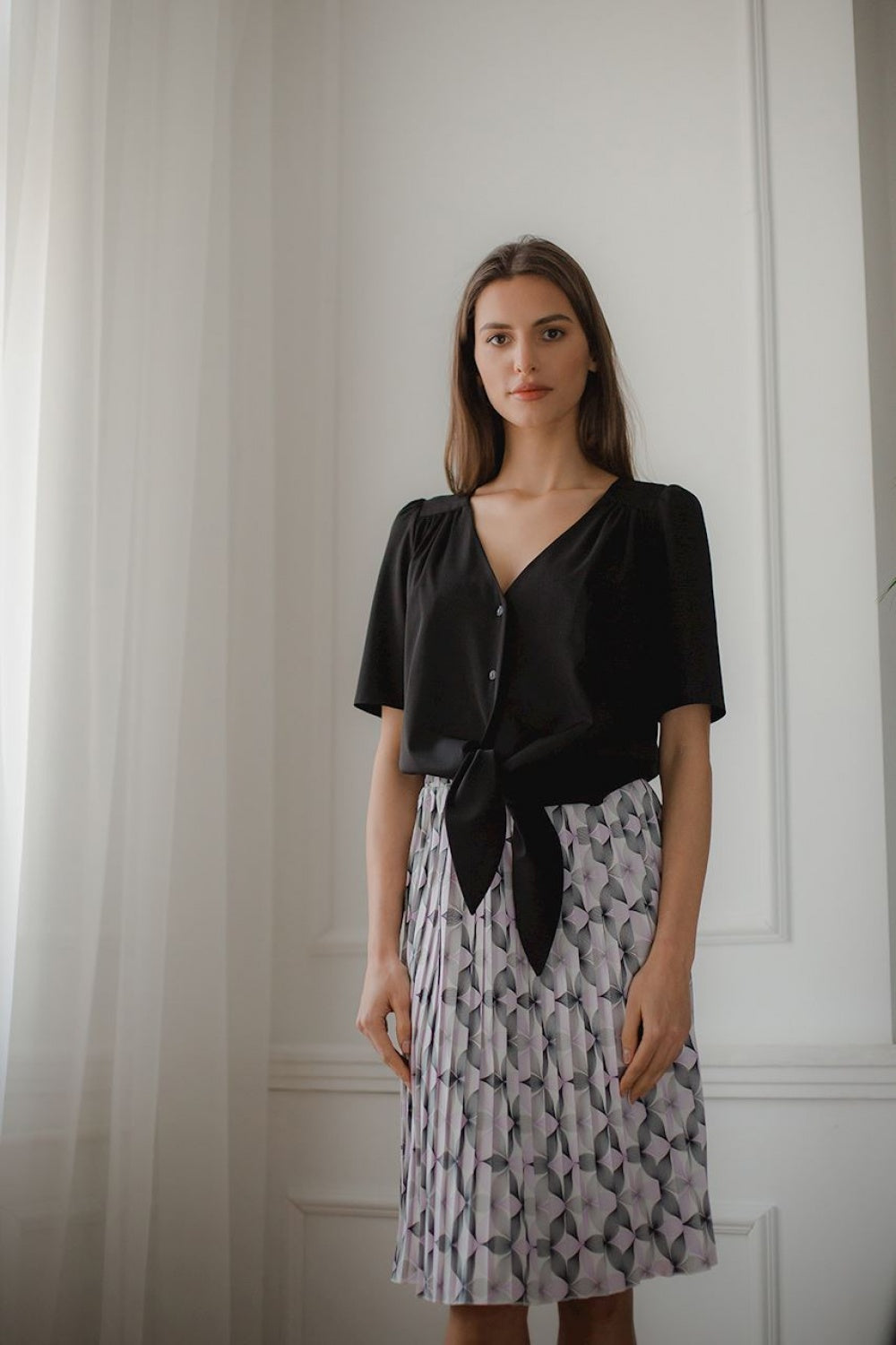 Pleated skirt