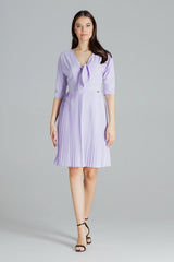 Pleated cocktail dress