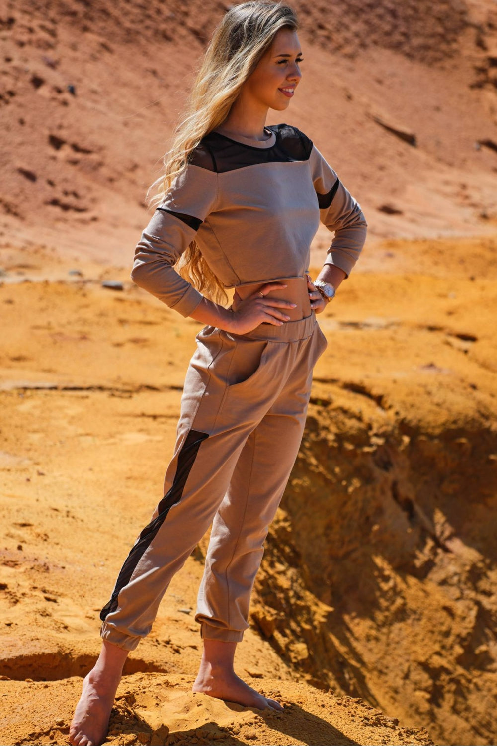 Knitted joggers