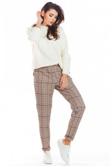 Checked trousers from Awama