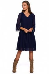 Chiffon cocktail dress