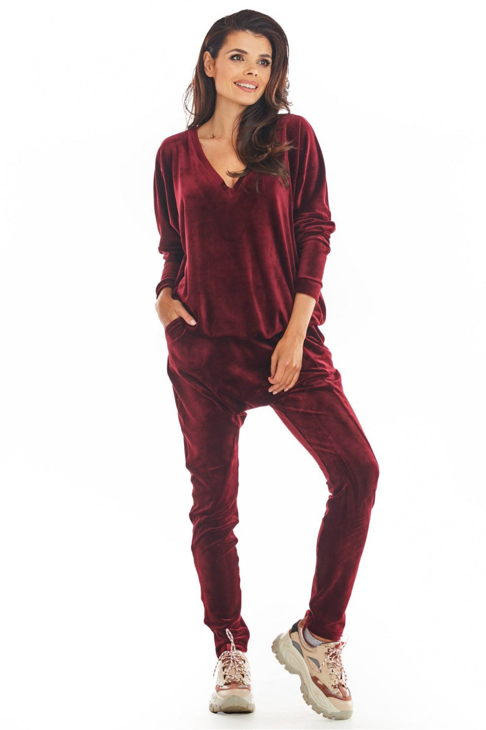 Velour joggers from Awama