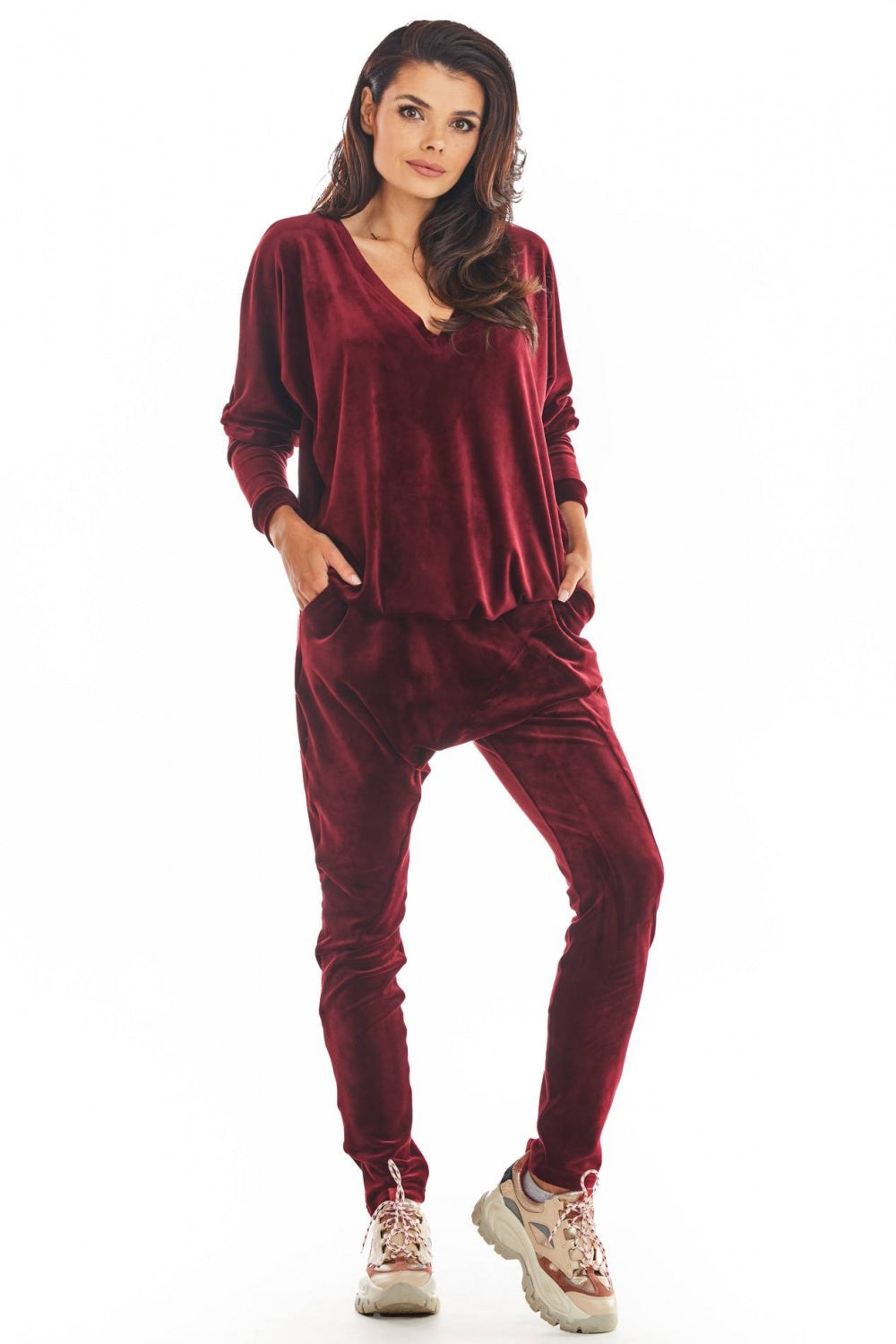 Velour joggers from Awama