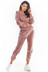Velour joggers from Awama