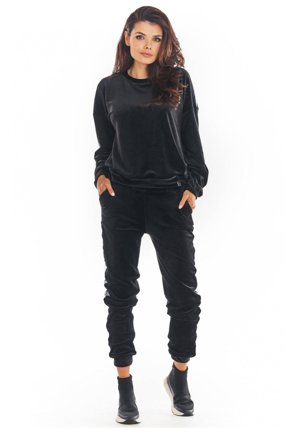Velour joggers from Awama