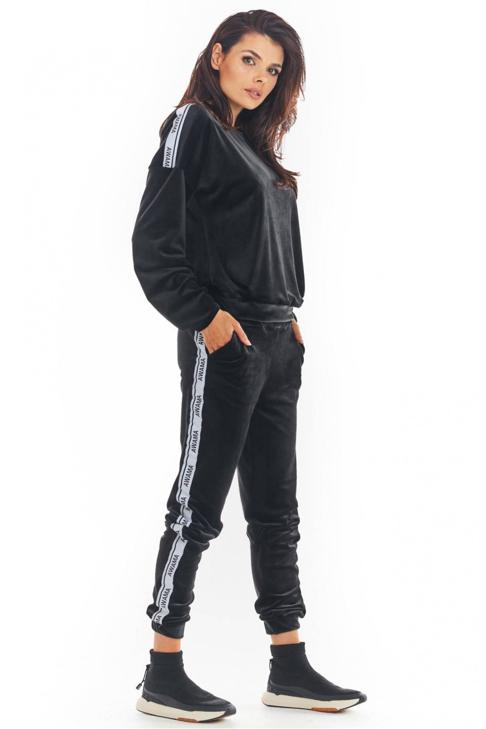 Velour joggers from Awama