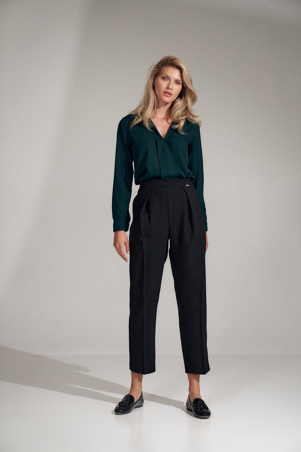 Pleated blouse