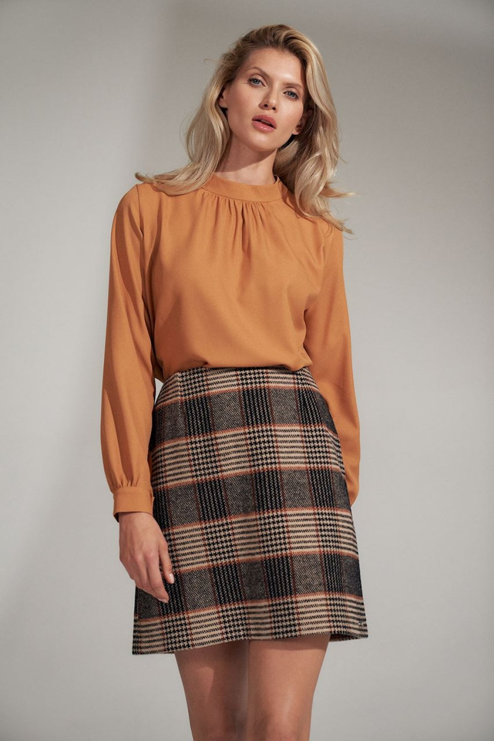 Creased blouse