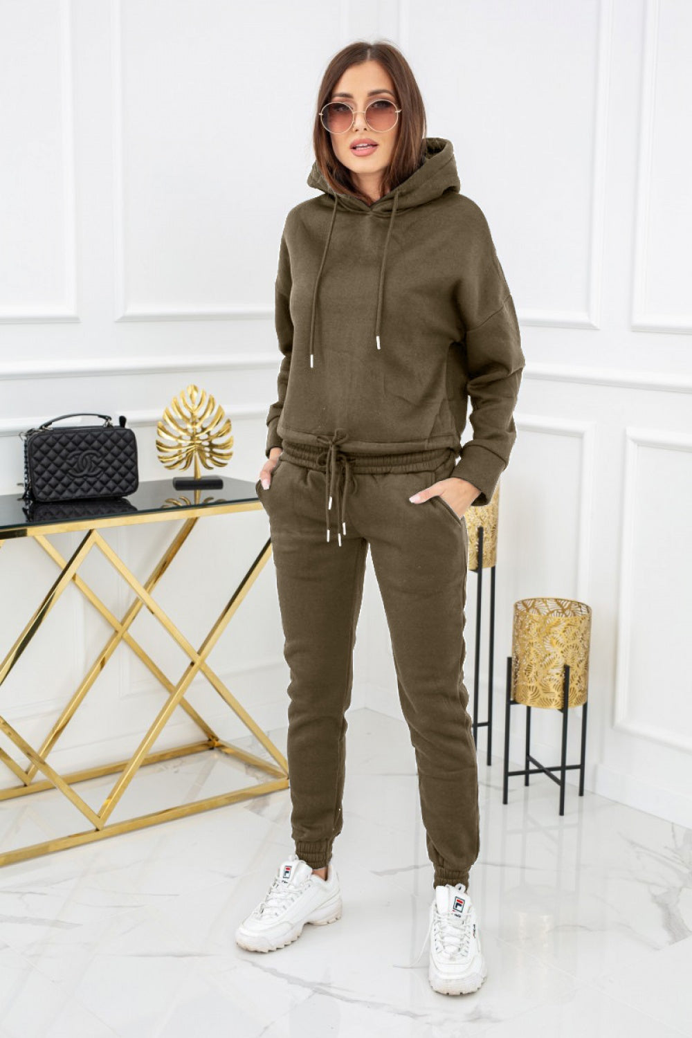 Polyester trousers