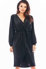 Velour evening dress from Awama