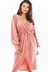 Velour evening dress from Awama