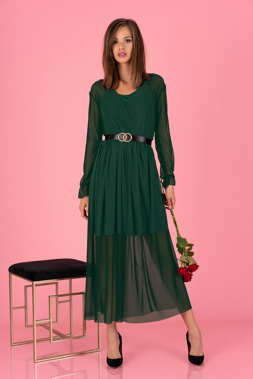 Tulle cocktail dress