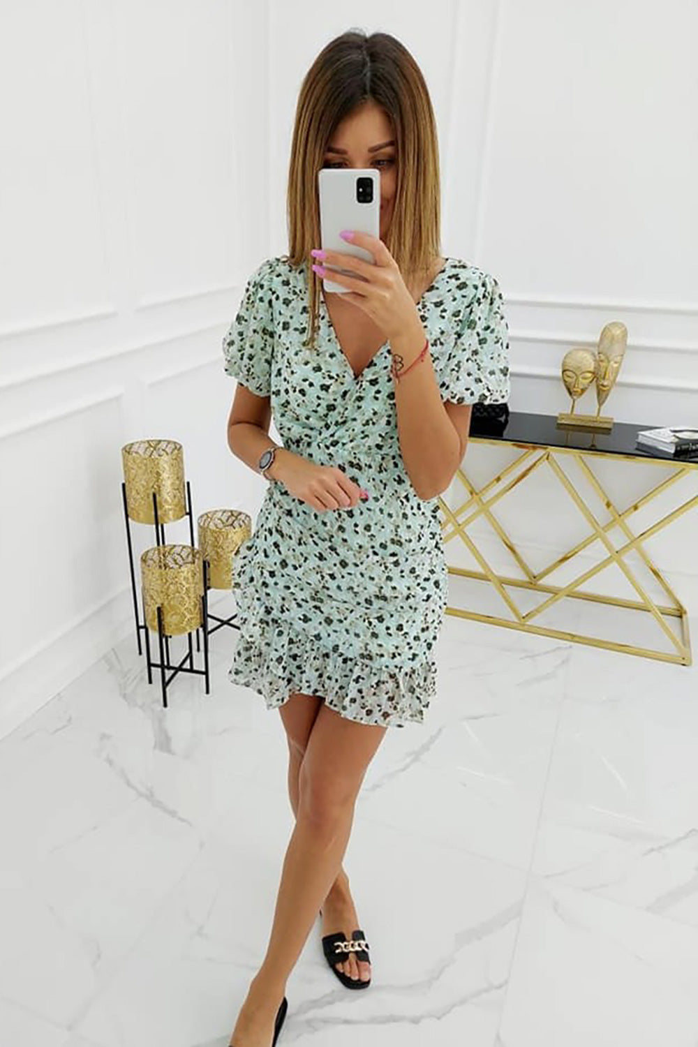 Polyester dress
