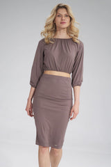 Pleated blouse