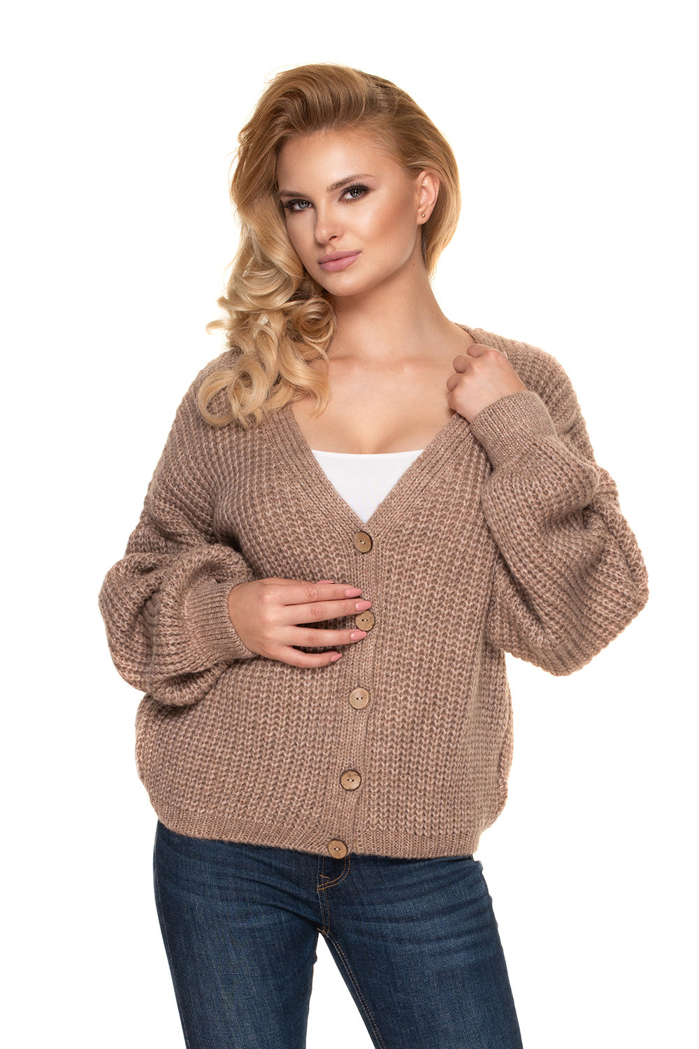Wool cardigan