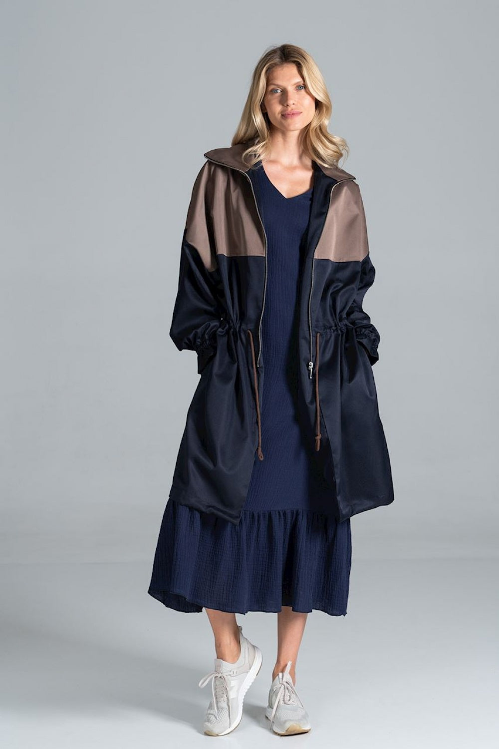 Two-coloured coat