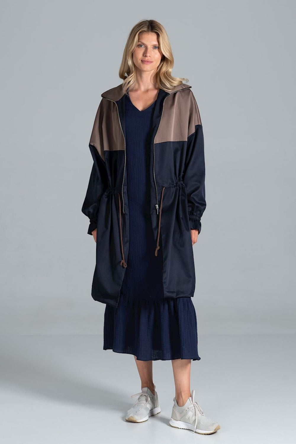 Two-coloured coat