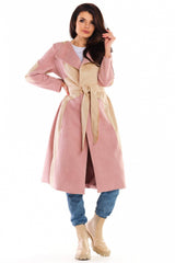 Suede coat