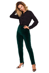 Velour trousers