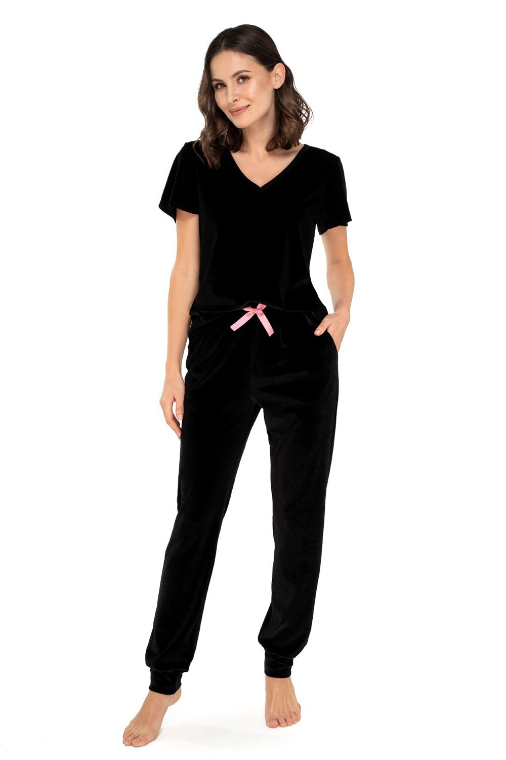 Velour trousers