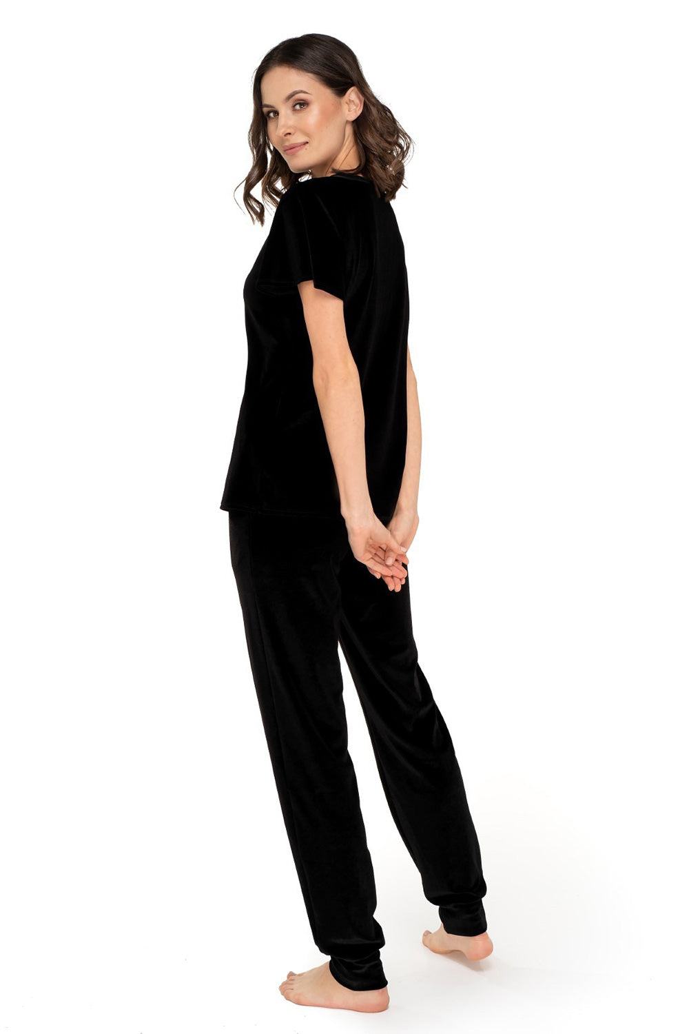 Velour trousers