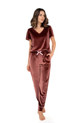 Velour trousers